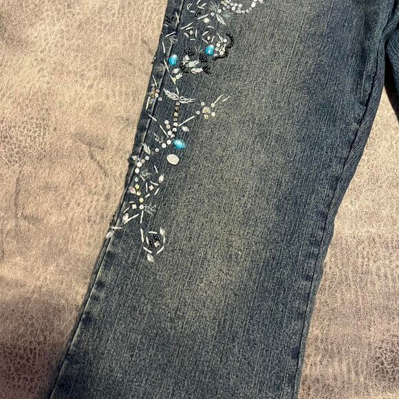 Dfx bedazzled y2k jeans - Picture 4 of 7